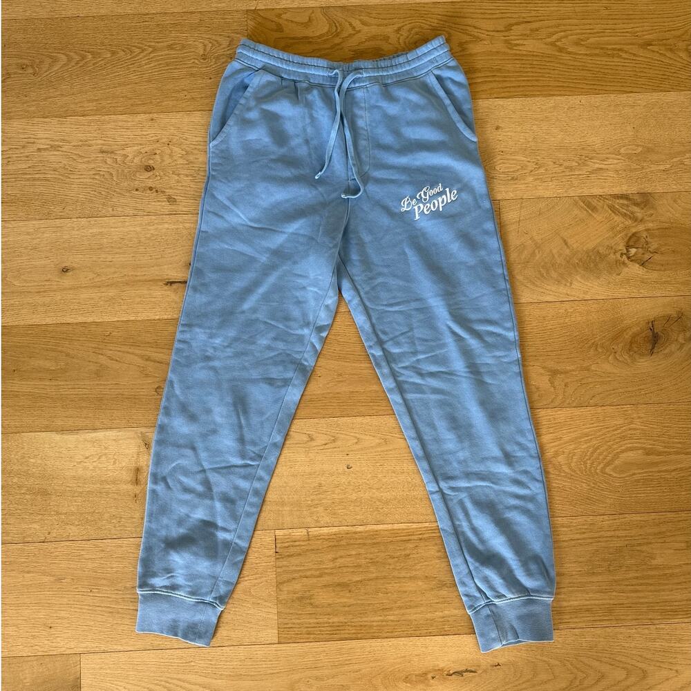 Be Good People - Men's Drawstring Waist Sweatpant Joggers in Blue